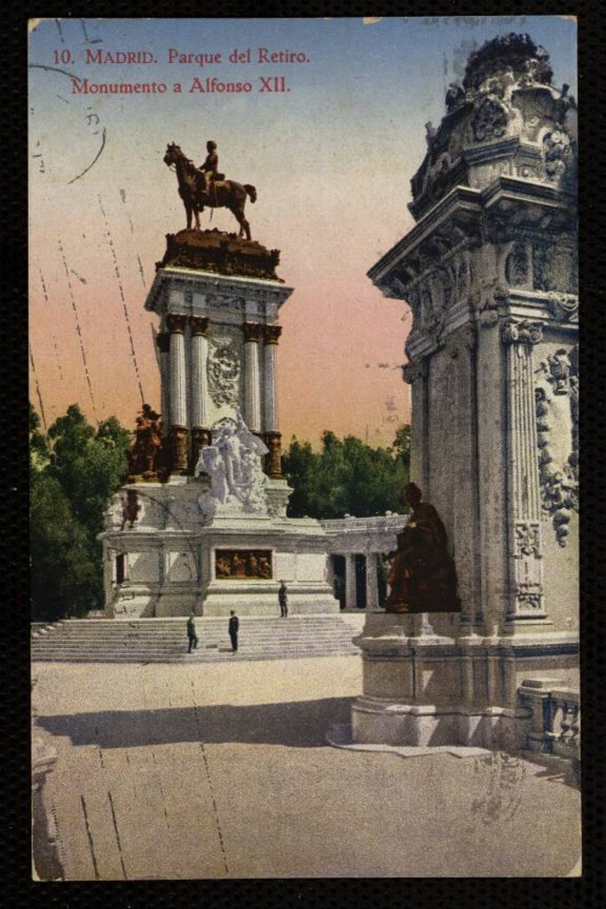 Miniatura de Parque del Retiro. Monumento a Alfonso XII