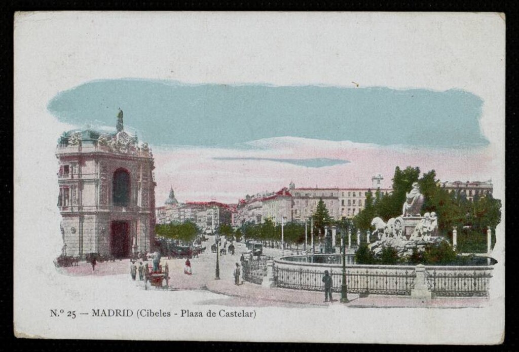 Miniatura de Cibeles. Plaza de Castelar