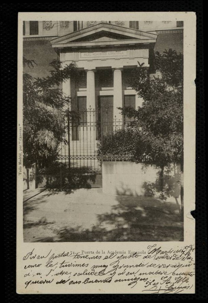 Miniatura de Puerta de la Academia Española