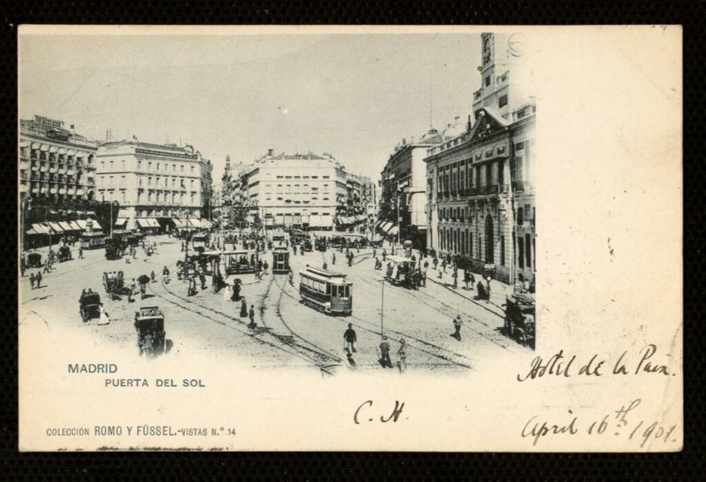 Miniatura de Madrid. Puerta del Sol