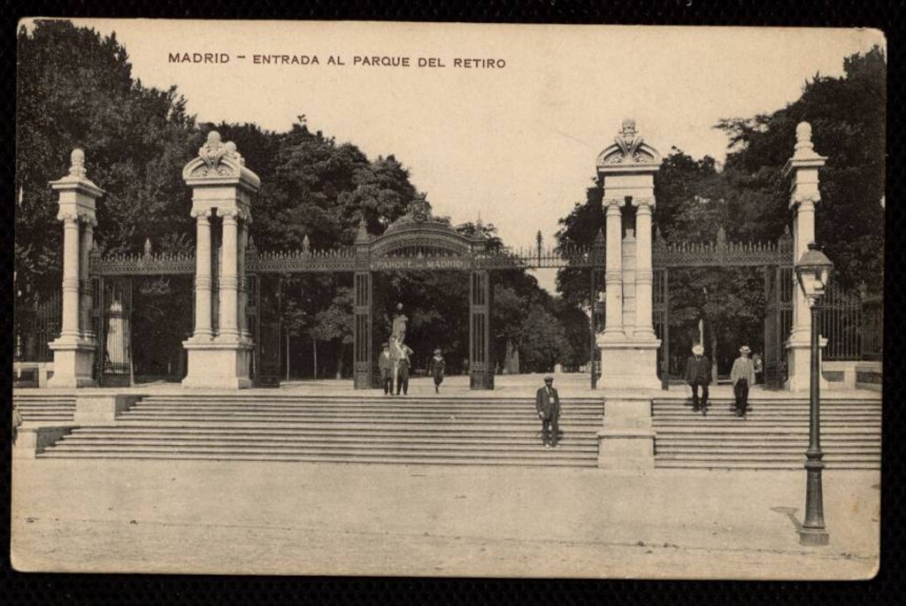 Miniatura de Entrada al Parque del Retiro.