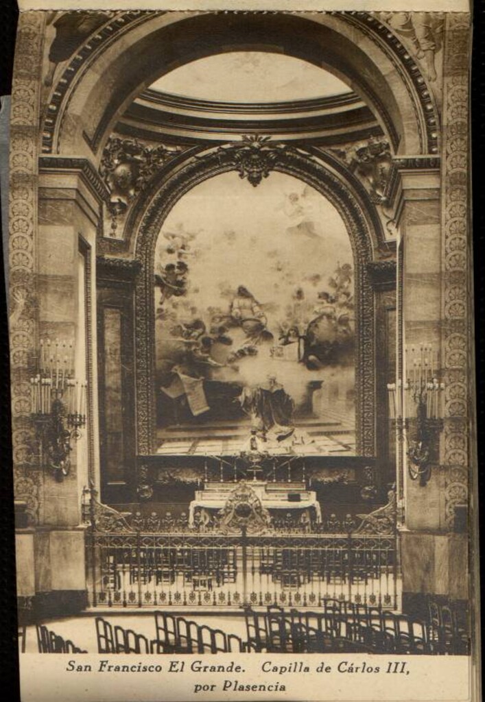 Miniatura de San Francisco El Grande. Capilla de Carlos III, por Plasencia