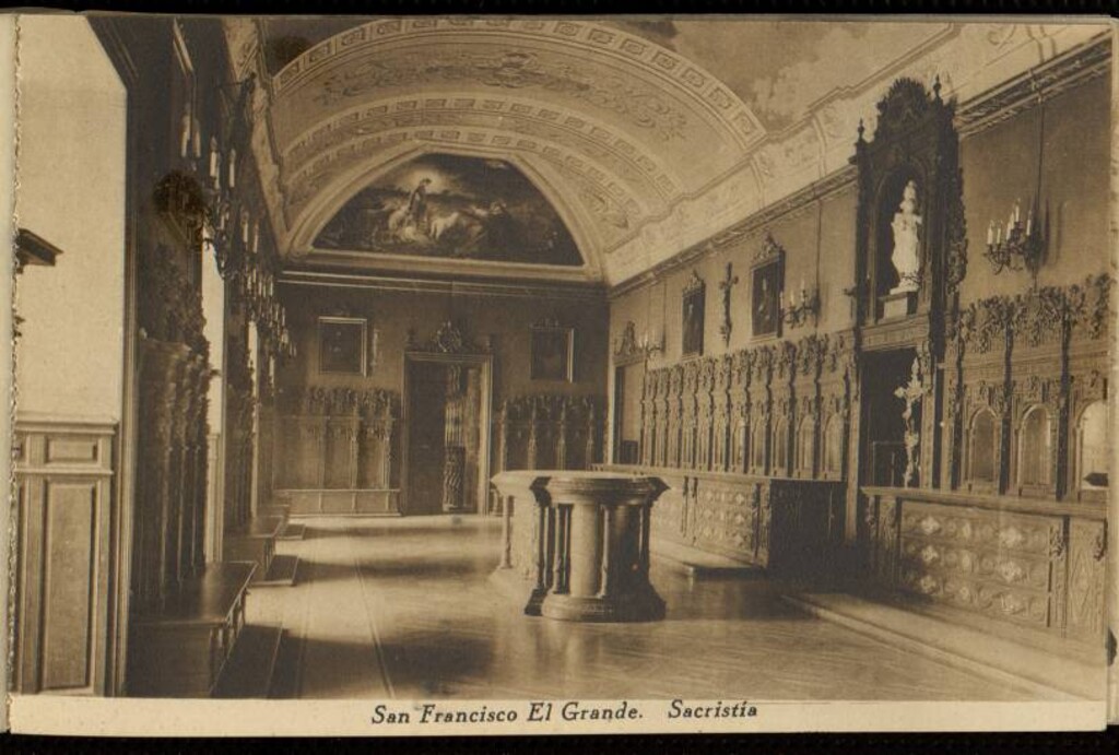 Miniatura de San Francisco El Grande. Sacristia