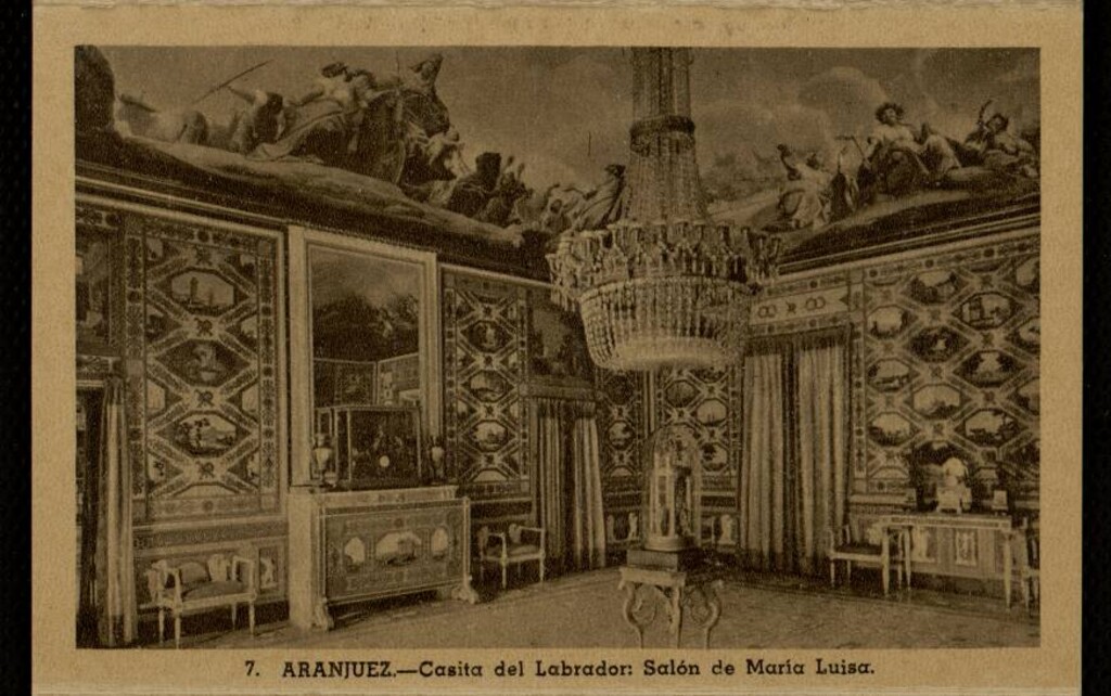 Miniatura de Salón de la reina María Luisa de la Casita del Labrador en Aranjuez