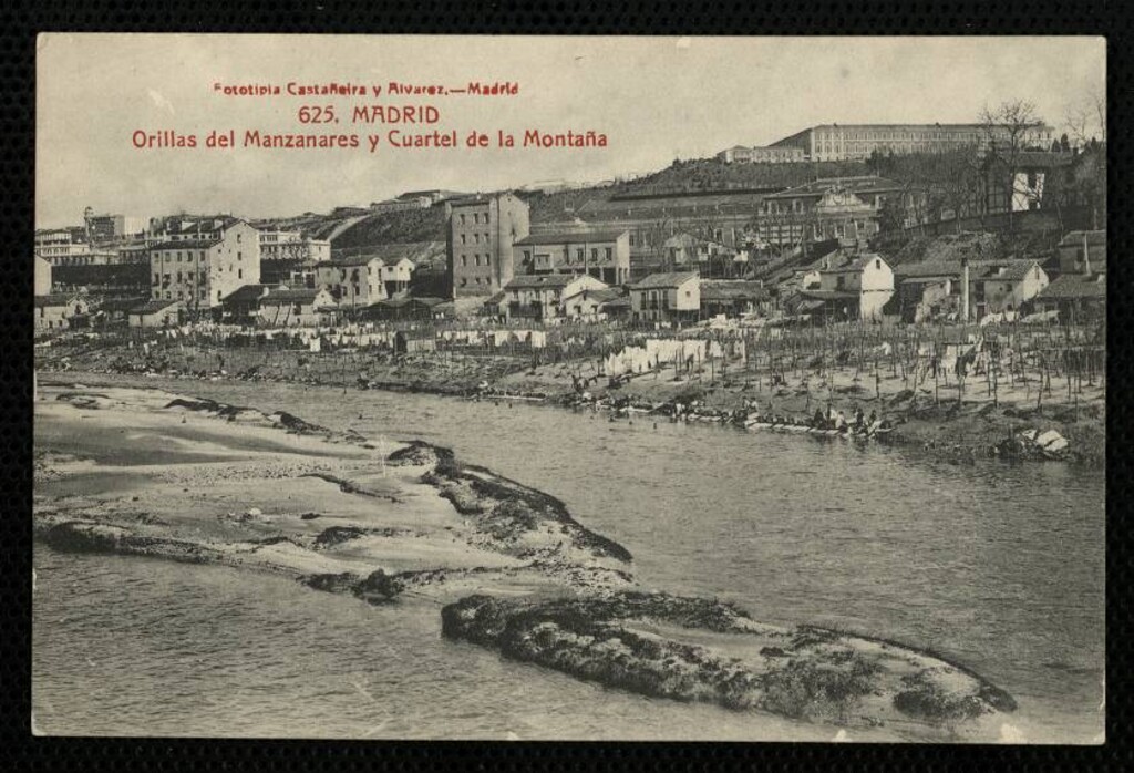 Miniatura de Orilla del Manzanares y Cuartel de la Montaña