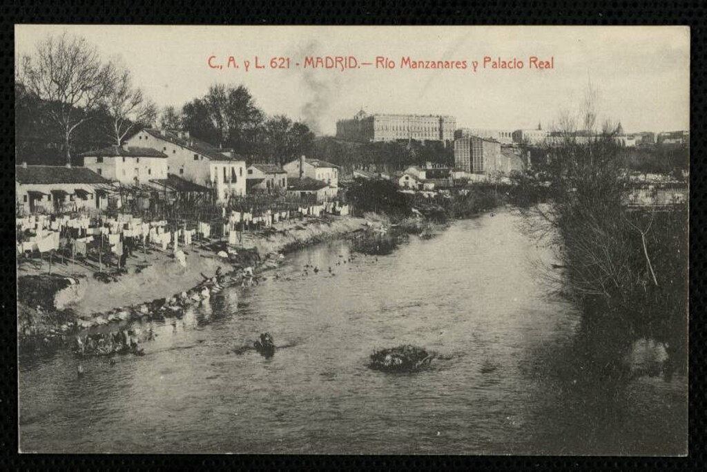 Miniatura de Río Manzanares y Palacio Real