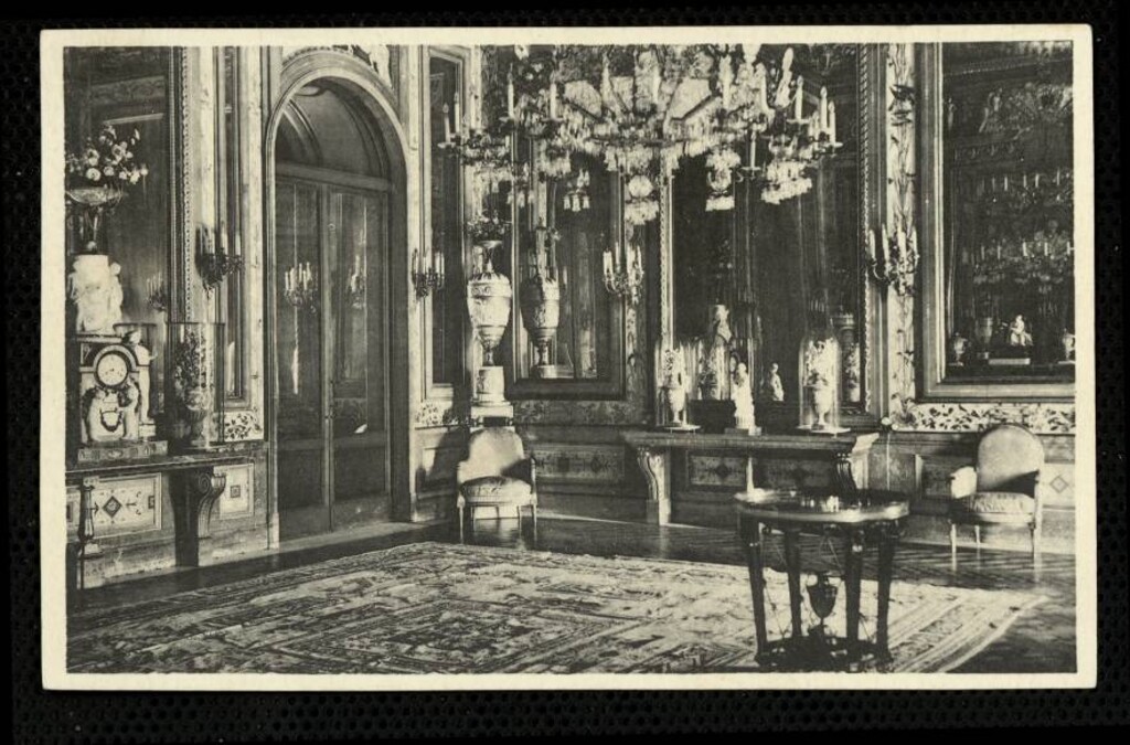 Miniatura de Palacio Real. Salón de espejos