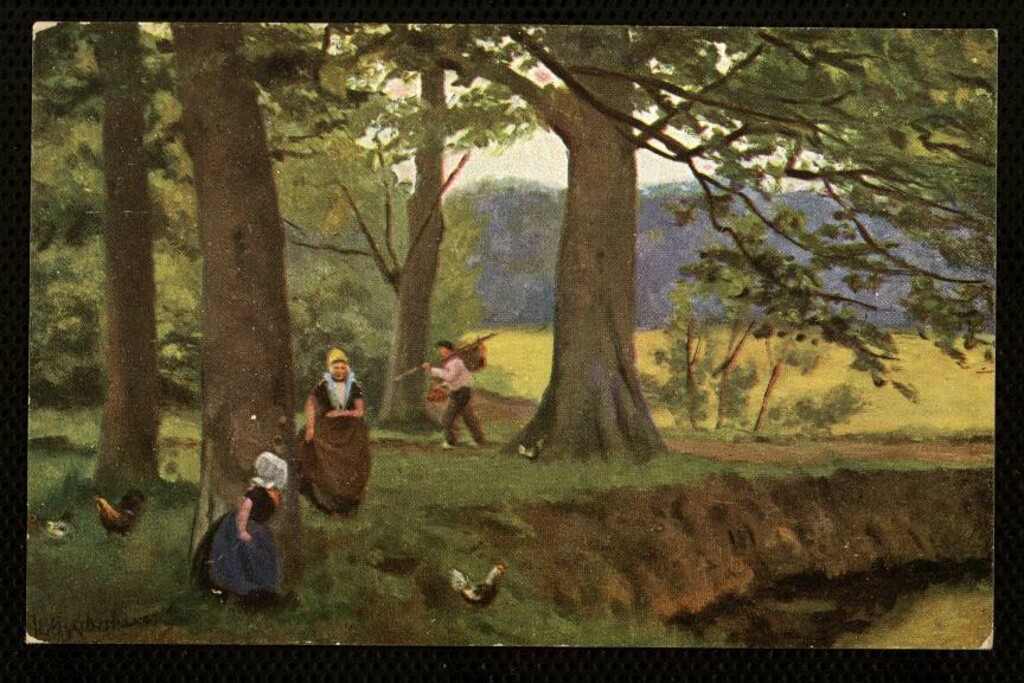 Miniatura de Escena campestre