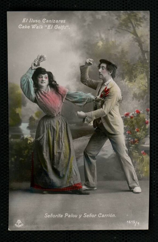 Miniatura de Señorita Palou y Señor Carrión