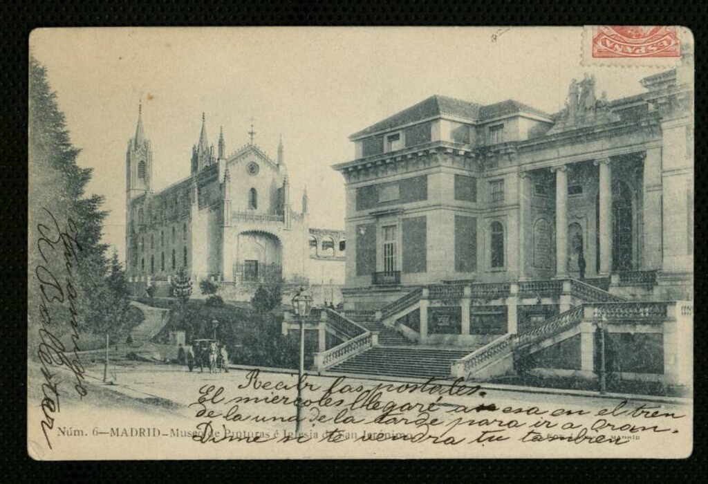 Miniatura de Museo del Prado e Iglesia de San Jerónimo