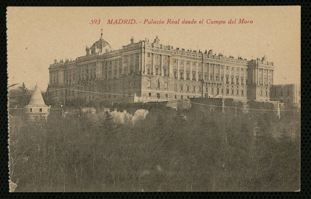 Miniatura de Palacio Real desde el Campo del Moro