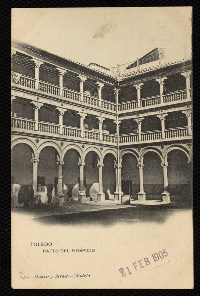 Miniatura de Toledo. Patio del Hospicio