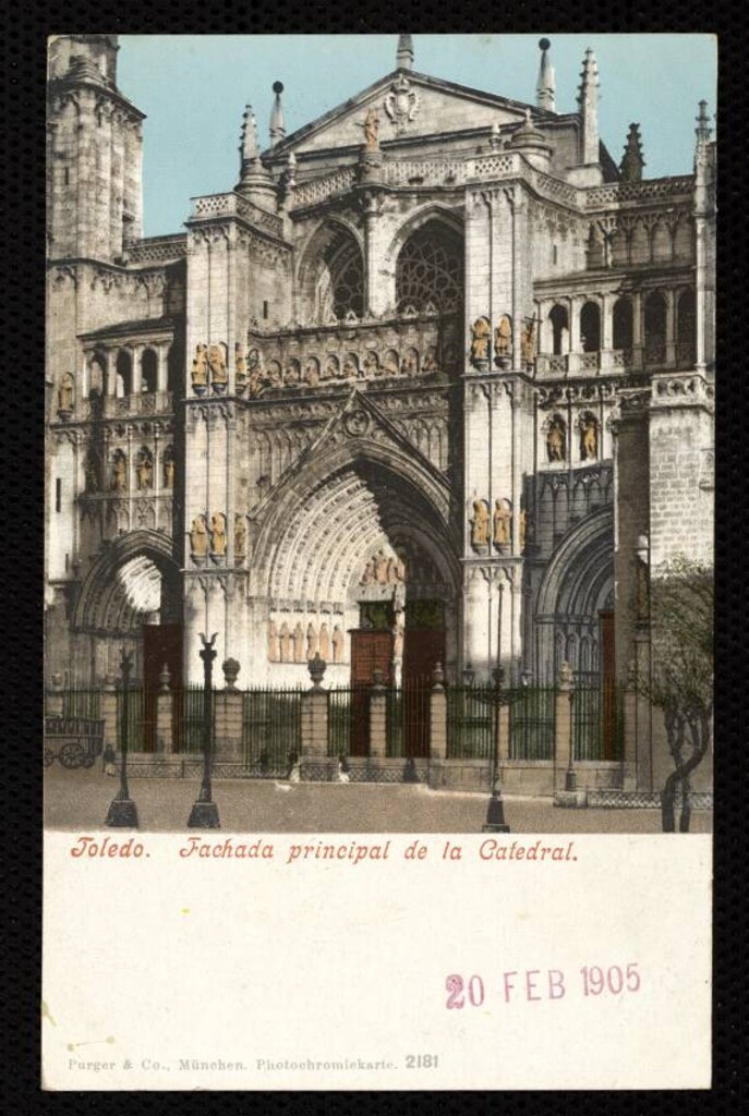 Miniatura de Toledo. Fachada principal de la Catedral