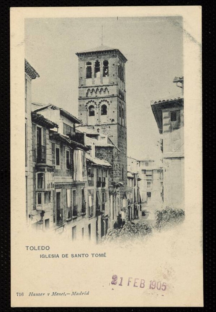 Miniatura de Toledo. Iglesia de Santo Tomé.