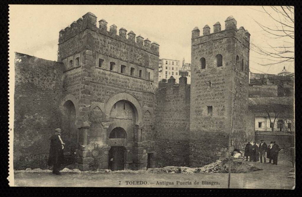 Miniatura de Toledo. Antigua Puerta de Bisagra