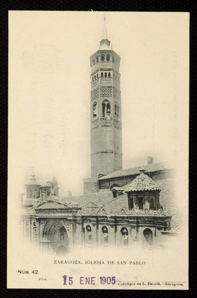 Miniatura de Zaragoza. Iglesia de San Pablo
