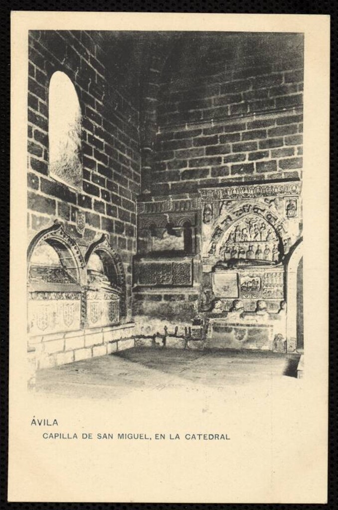 Miniatura de Ávila. Capilla de San Miguel, en la catedral