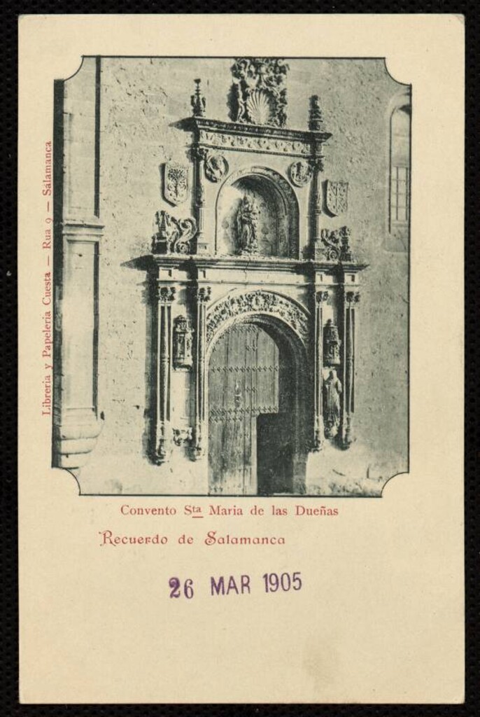 Miniatura de Salamanca. Convento de Santa María de las Dueñas