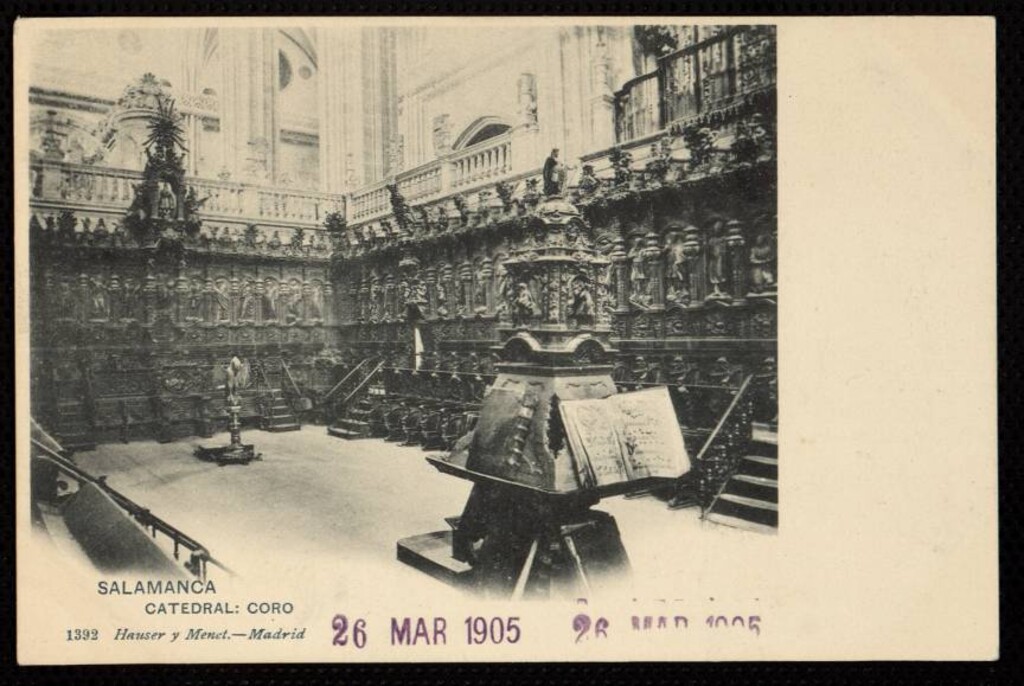 Miniatura de Salamanca. Catedral y Coro