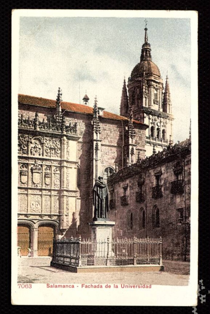 Miniatura de Salamanca. Fachada de la Universidad