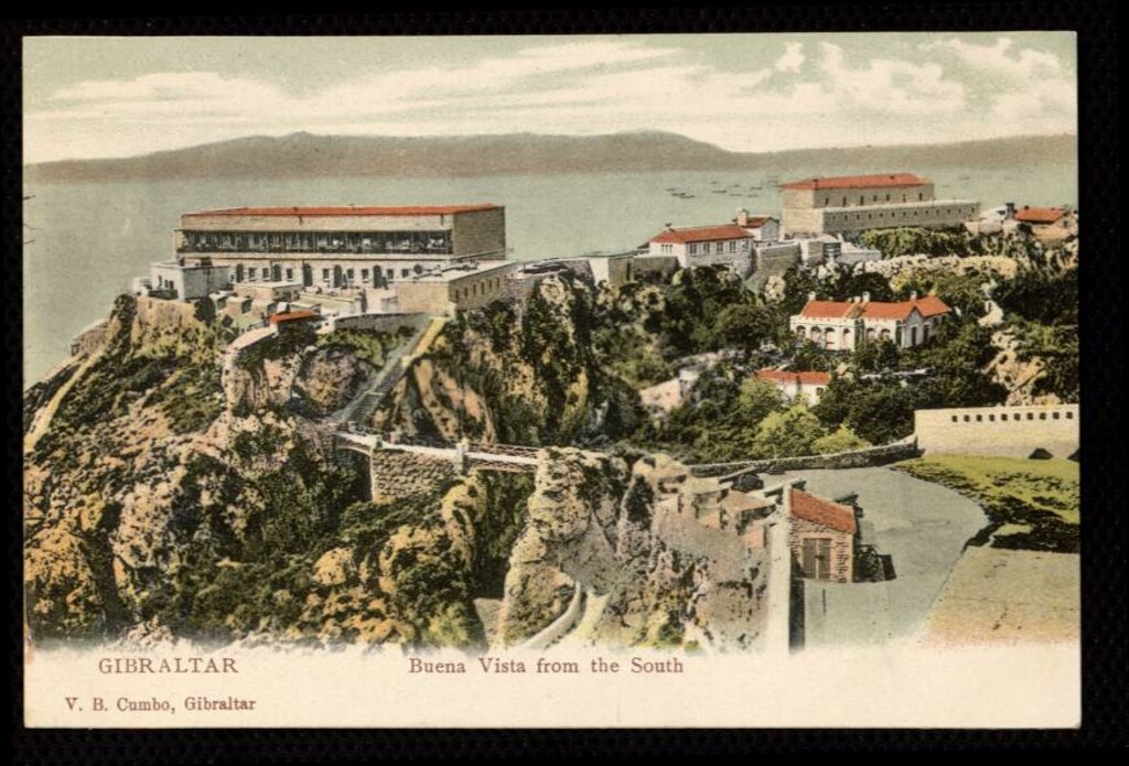Miniatura de Gibraltar. Buena Vista from the south