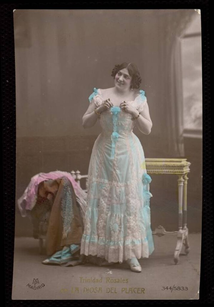 Miniatura de Trinidad Rosales representando "La diosa del placer"