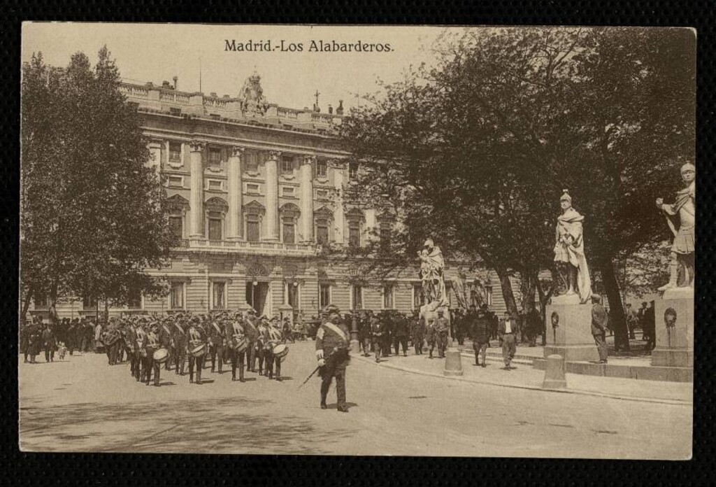 Miniatura de Palacio Real. Los Alabarderos