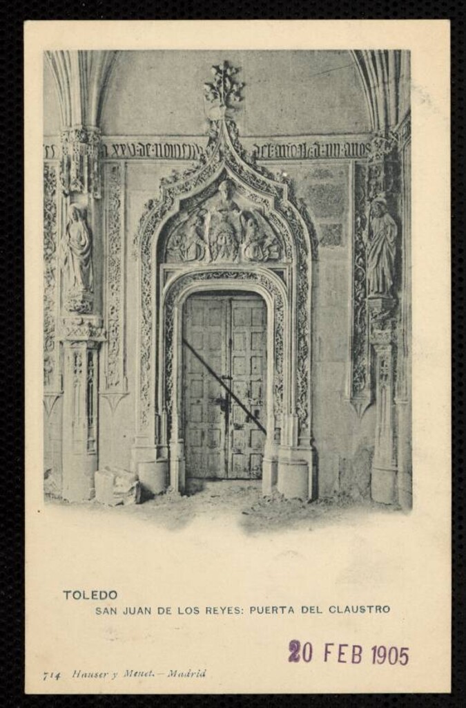 Miniatura de Toledo. San Juan de los Reyes. Puerta del Claustro