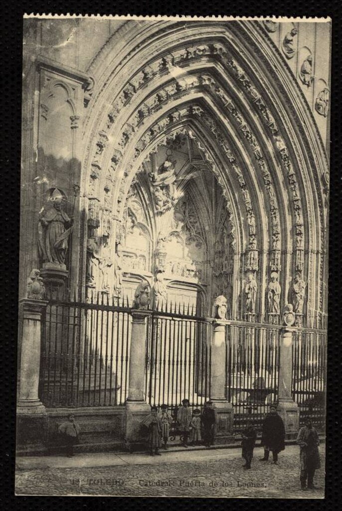 Miniatura de Toledo. Catedral. Puerta de los Leones