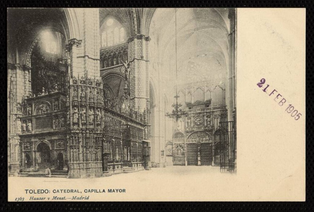 Miniatura de Toledo. Catedral. Capilla mayor