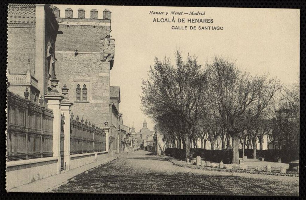 Miniatura de Alcalá de Henares. Calle de Santiago