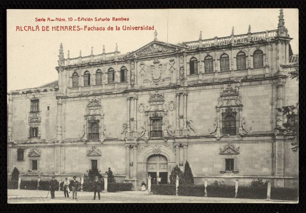 Miniatura de Alcalá de Henares. Fachada de la universidad