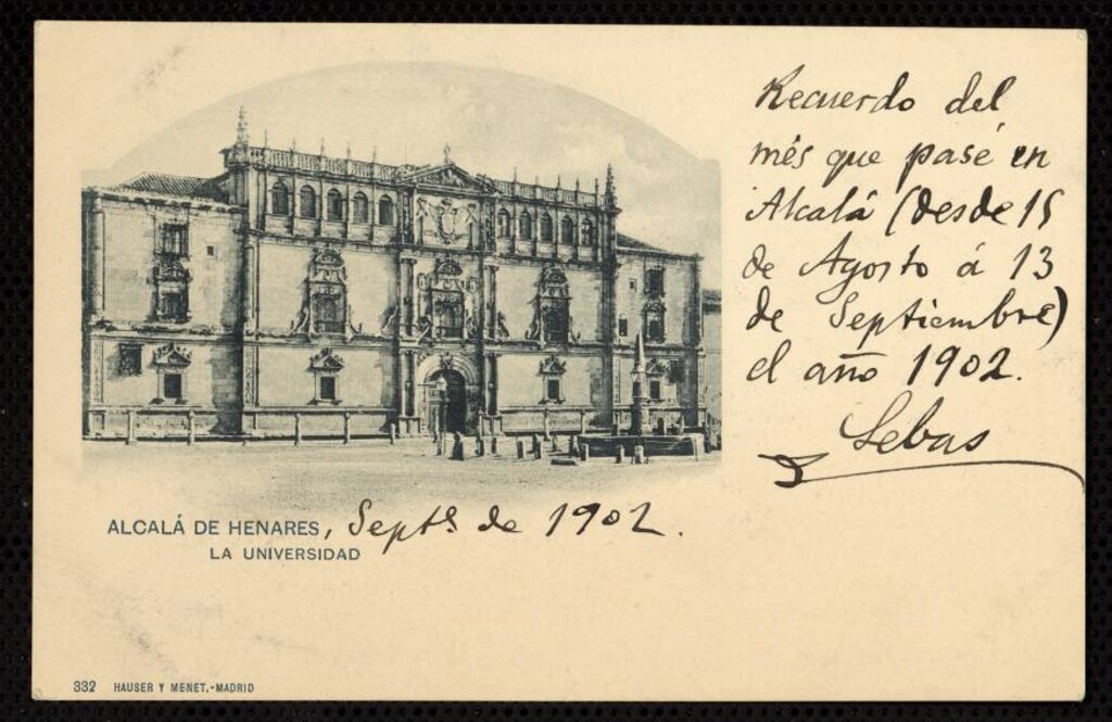 Miniatura de Alcalá de Henares. La universidad