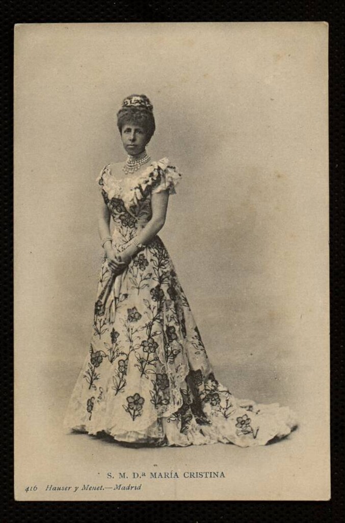 Miniatura de S. M. Doña María Cristína