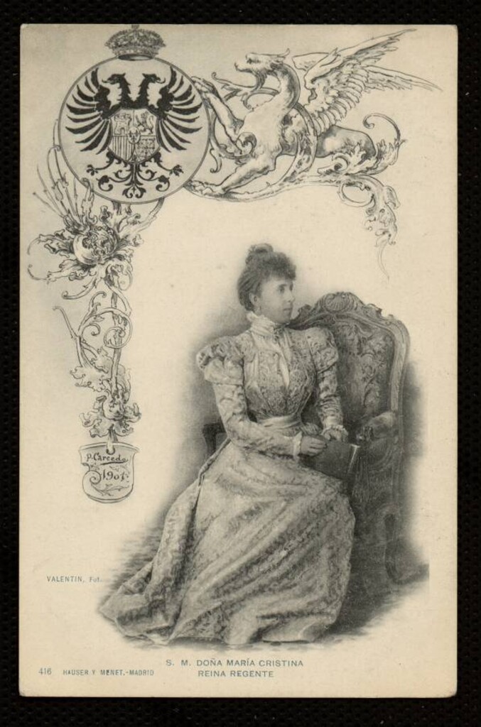 Miniatura de S. M. Doña María Cristina