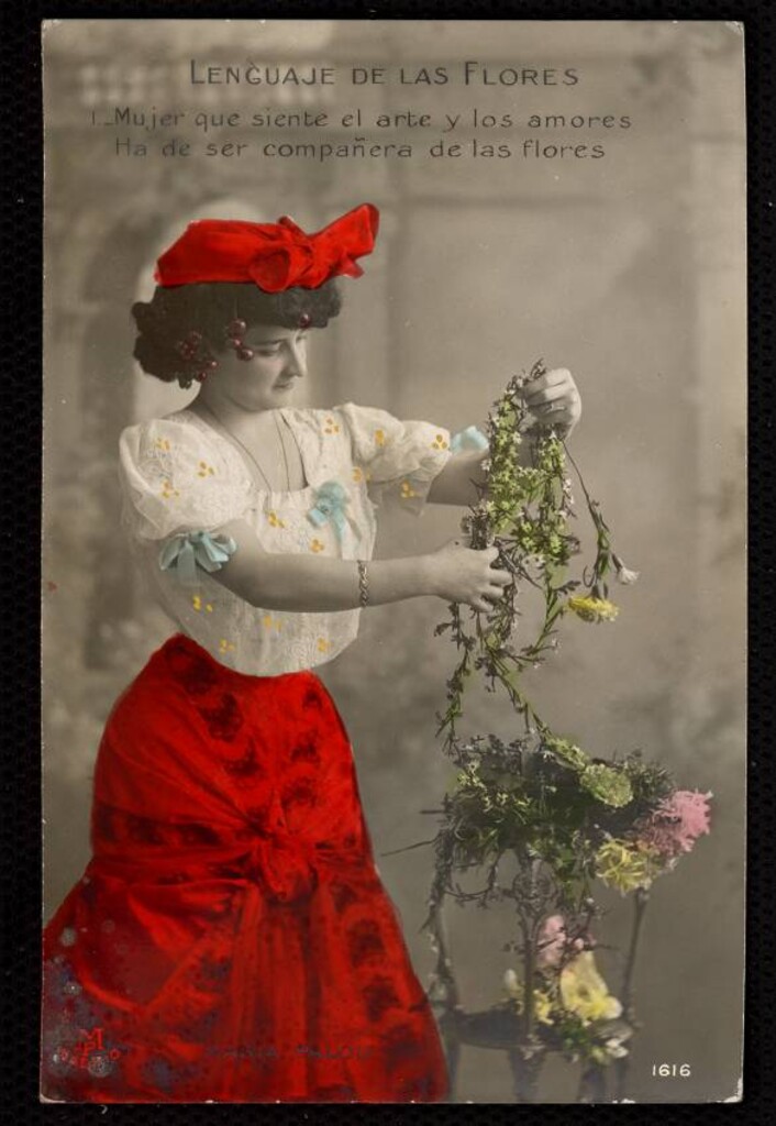 Miniatura de María Palou. Lenguaje de las flores