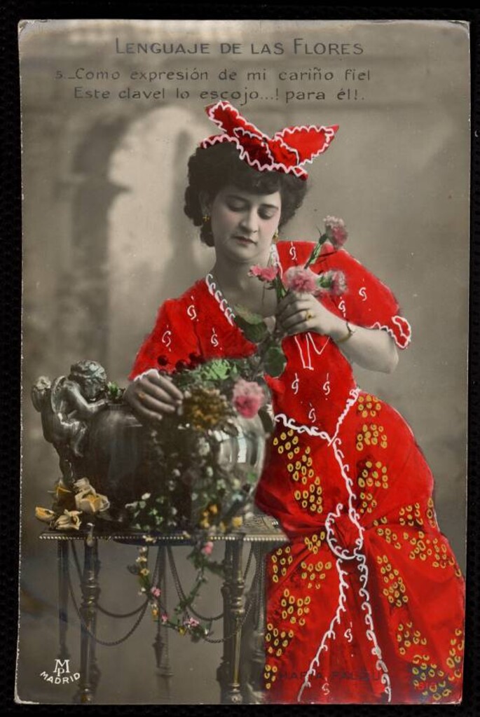 Miniatura de María Palou. Lenguaje de las flores