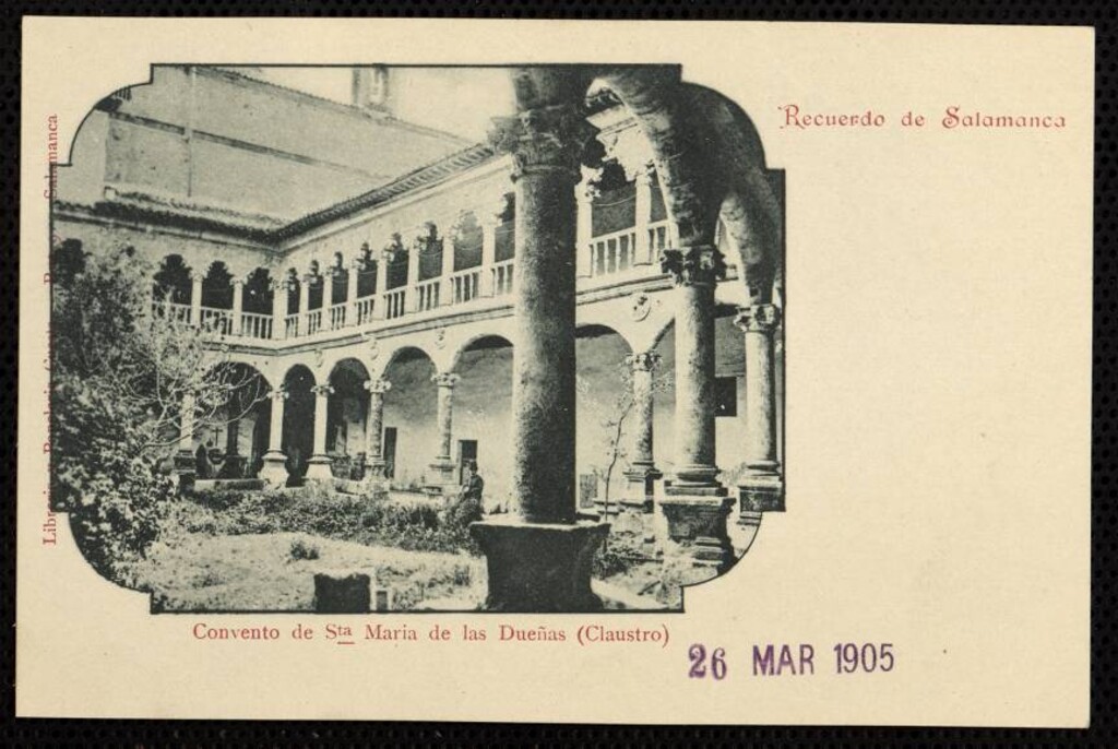 Miniatura de Salamanca. Convento de Santa María de las Dueñas. Claustro