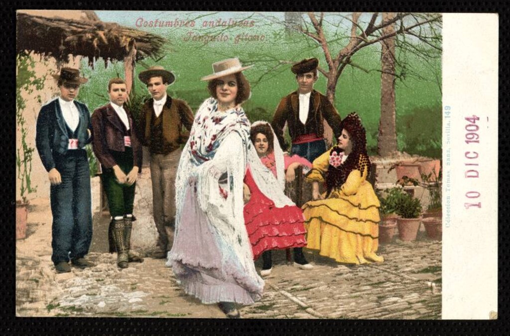 Miniatura de Costumbres andaluzas. Tanguito gitano