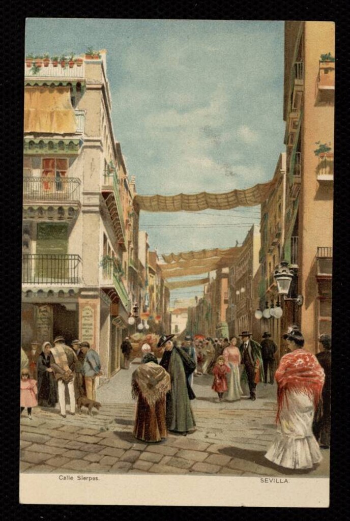 Miniatura de Sevilla. Calle Sierpes