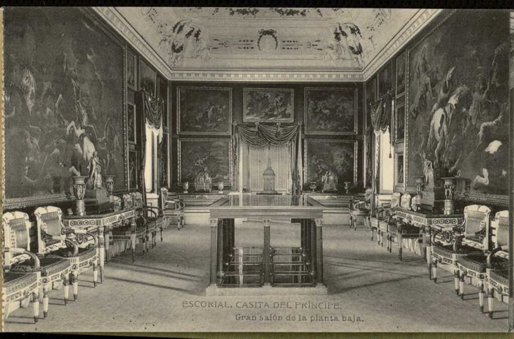 Miniatura de Escorial, Casita del Príncipe: Gran Salón de la planta baja