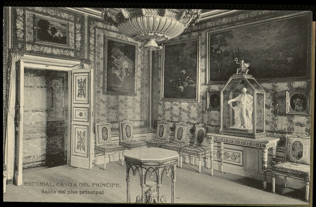Miniatura de Escorial, Casita del Príncipe: Salón del piso principal