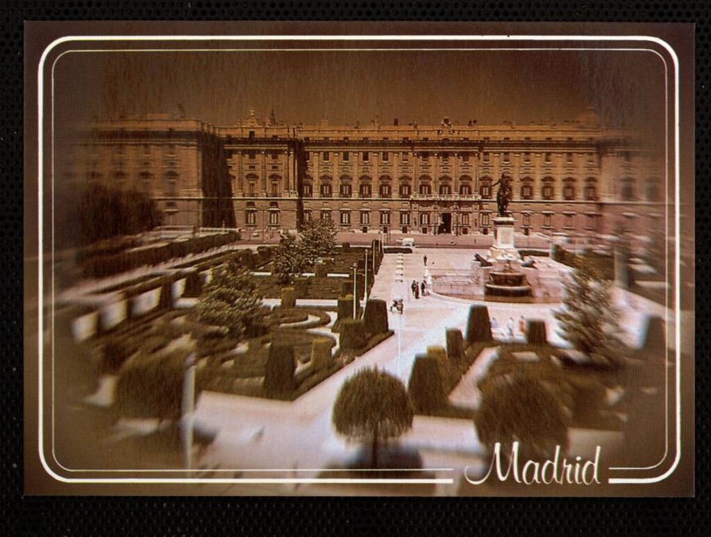 Miniatura de Plaza de Oriente y Palacio Real