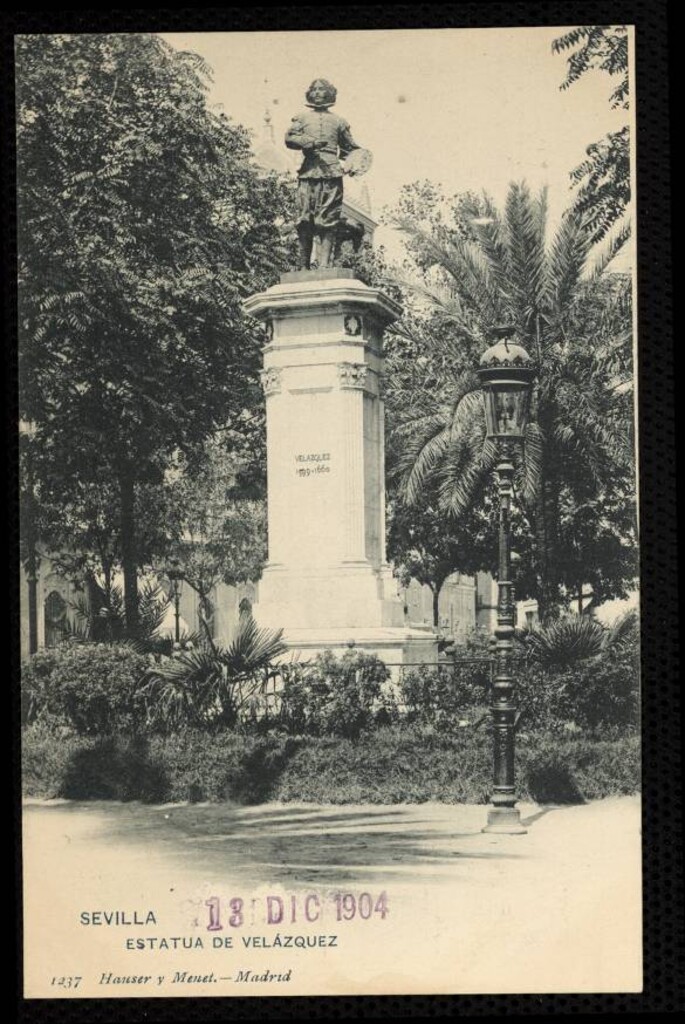 Miniatura de Sevilla. Estatua de Velázquez