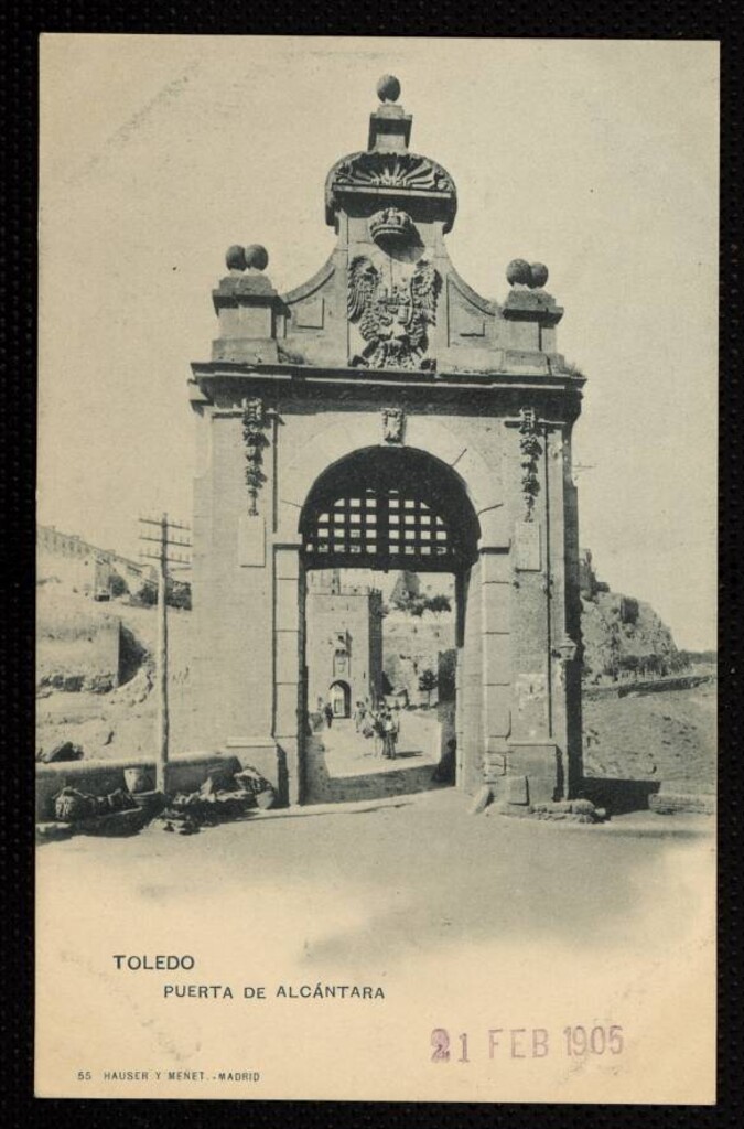 Miniatura de Toledo. Puerta de Alcántara