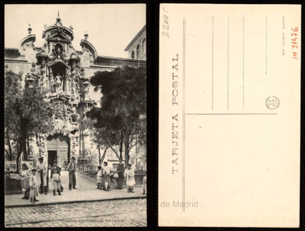 Miniatura de Portada del Hospicio Provincial
