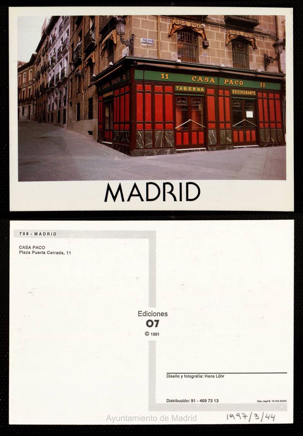 Miniatura de Casa Paco, en la plaza Puerta Cerrada nº11