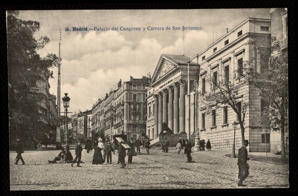 Miniatura de Palacio del Congreso y Carrera de San Jerónimo