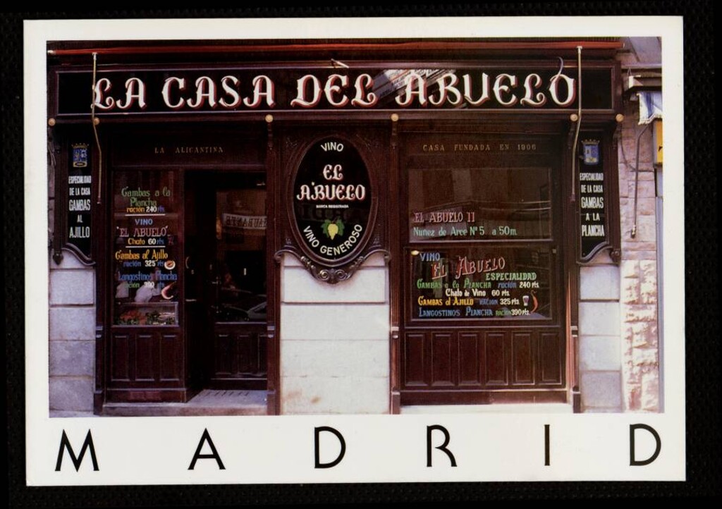 Miniatura de Casa del Abuelo (La Alicantina), de 1906, en la calle Victoria nº12