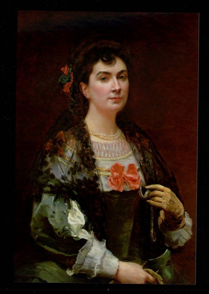 Miniatura de María Hahn, de Raimundo de Madrazo